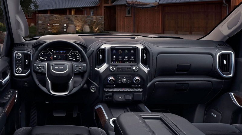 2020 gmc denali truck interior