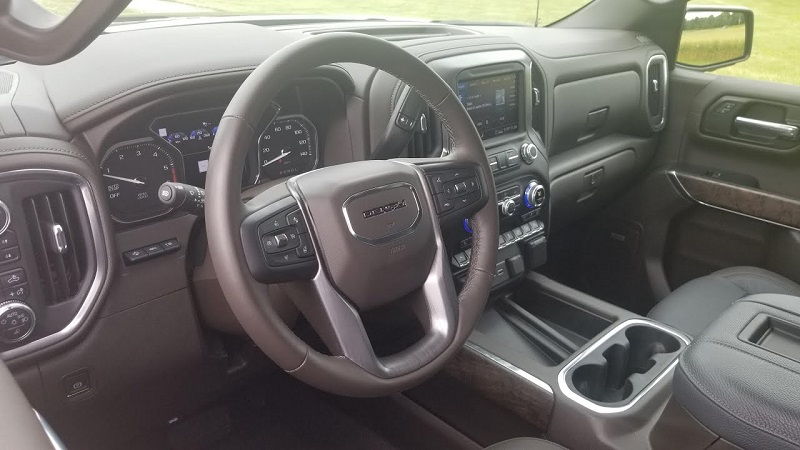 2020 gmc denali truck interior