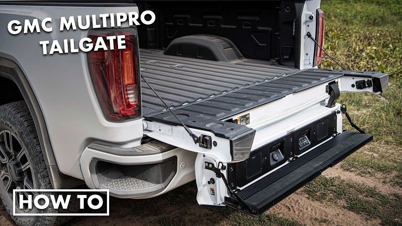GMC Truck with Step Tailgate