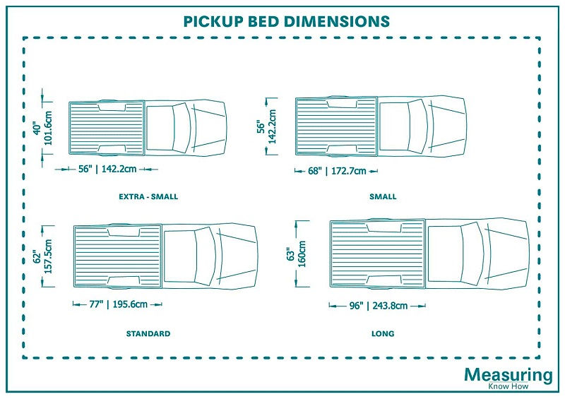 GMC Truck Bed Size Chart
