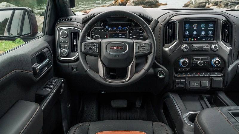 2020 gmc denali truck interior