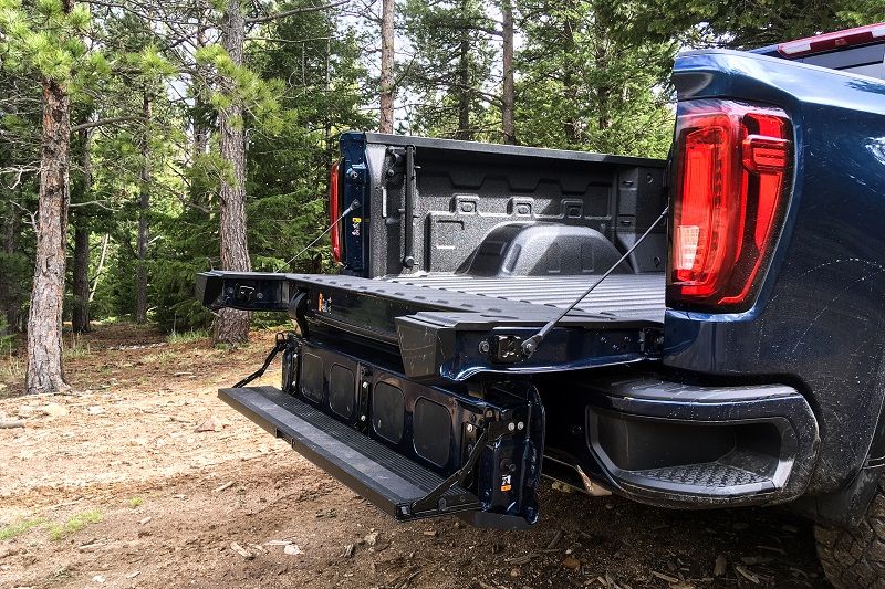 GMC Truck with Step Tailgate