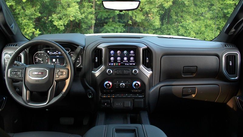 2020 gmc denali truck interior