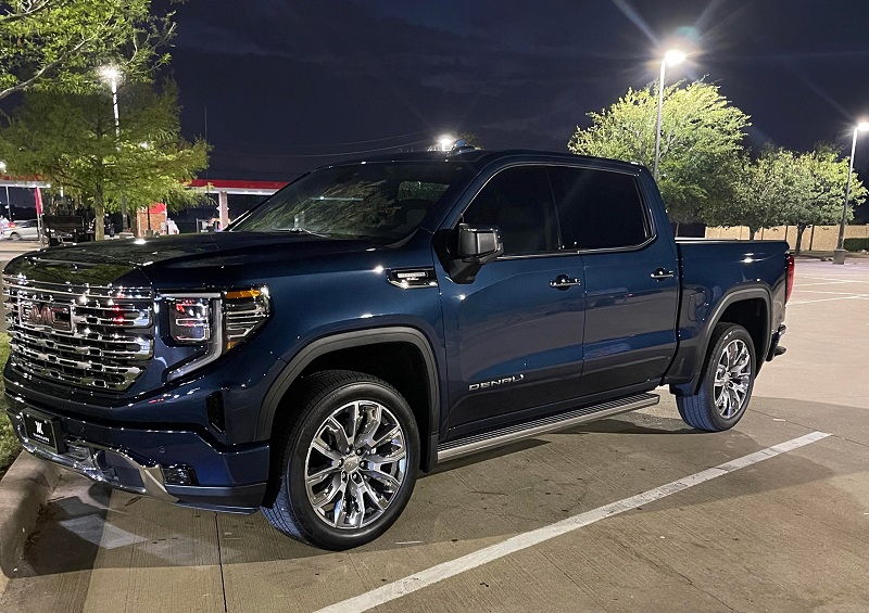 GMC Denali Truck Blue