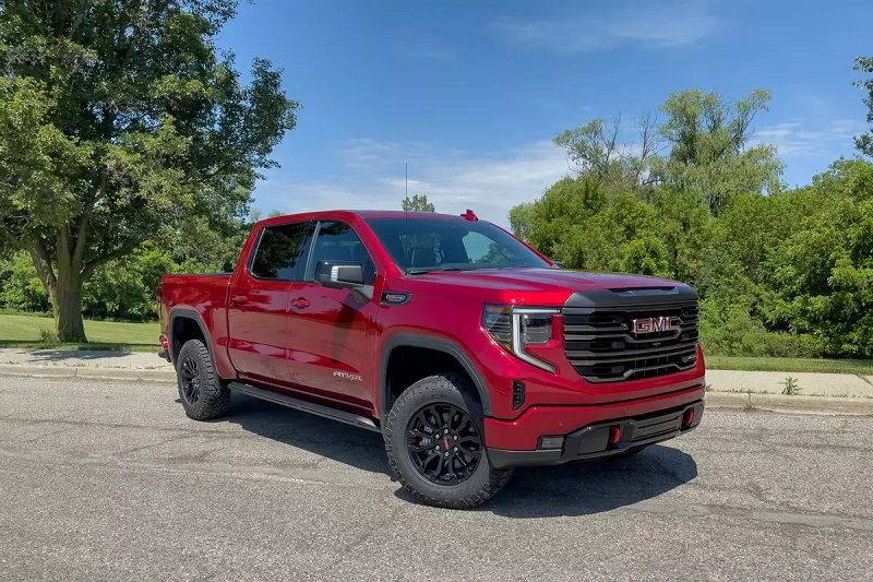 Red GMC Pickup Truck