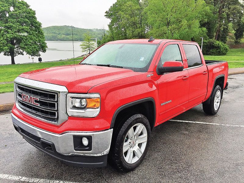 Red GMC Pickup Truck