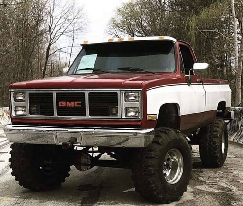 Old Red GMC Truck