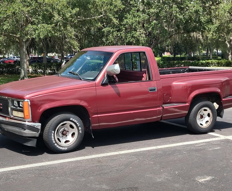 Old Red GMC Truck