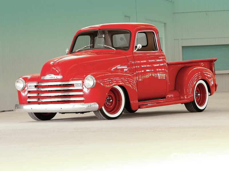 Old Red GMC Truck