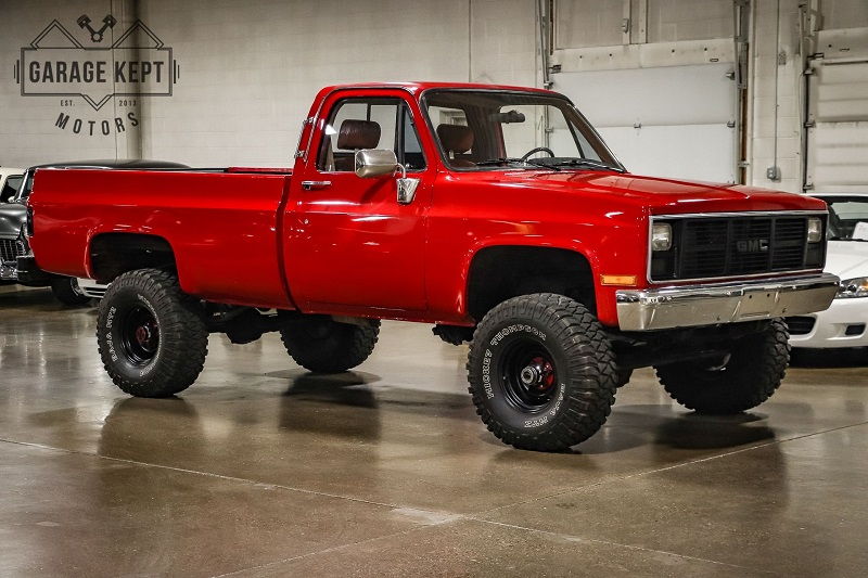 Old Red GMC Truck