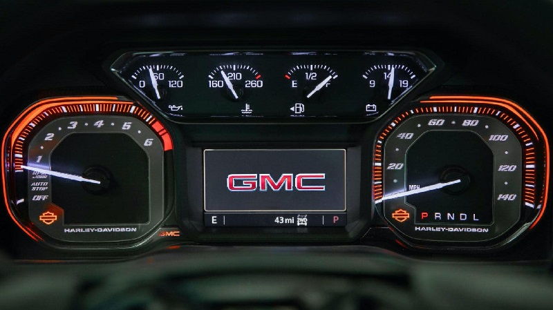 GMC Harley Truck Interior