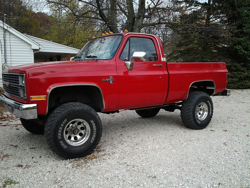 Old Red GMC Truck