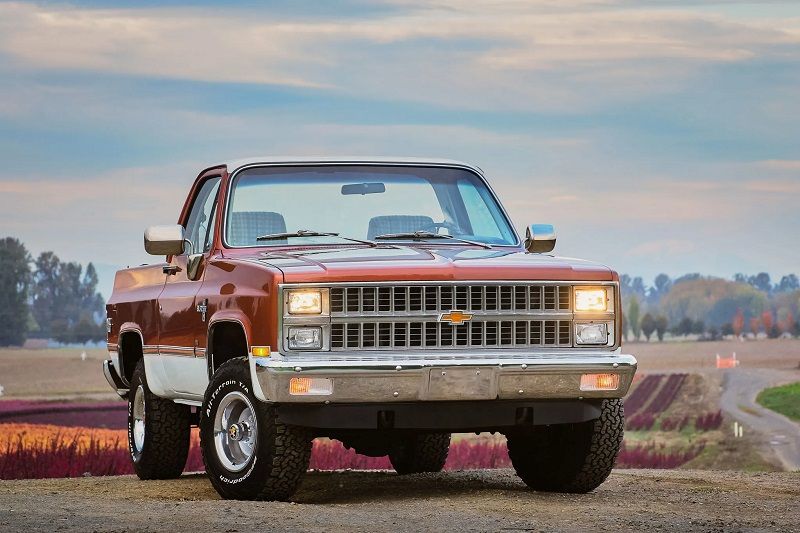 Old Red GMC Truck