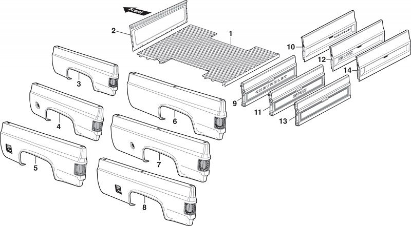 GMC Truck Body Panels