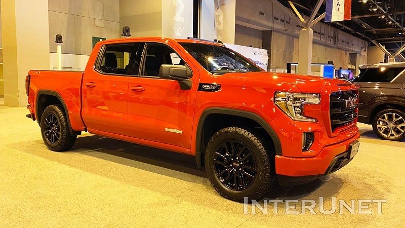 Orange GMC Truck