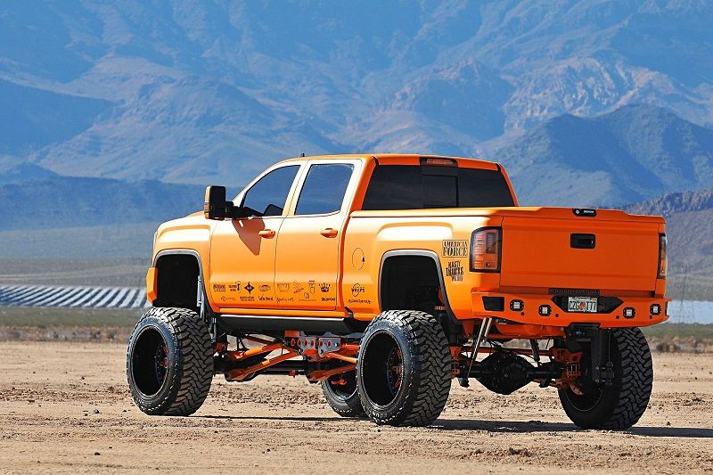 Orange GMC Truck